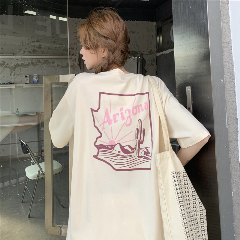 實拍夏季韓版新款短袖恤女