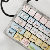 108键盘帽PBT chiikawa乌萨奇MAO侧刻键帽vgn热升华可爱个性