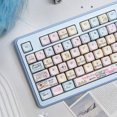 鼠鼠便利店键帽女生可爱个性PBT