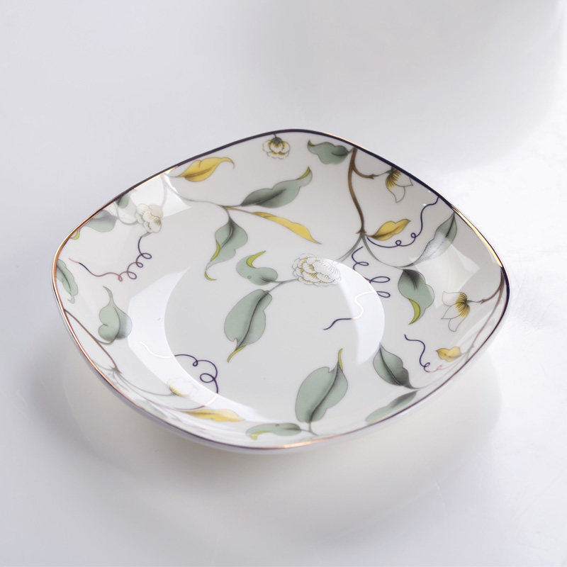 岚汀骨瓷餐具小吃碟5.5英寸大号吃盘骨碟,餐饮具,碟,淘宝优惠券,粉丝福利购,淘宝优惠卷