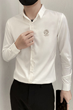 B302CS3302021秋装男士字母图案印花衬衣社会风，男装衬衫，电商B216（原B302）