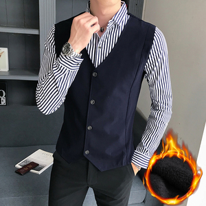 B302 CS43 黑色加绒P65尺码M-5XL 常规款P55 M-5XL 假两件衬衫图片