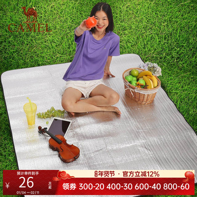 户外防潮垫骆驼坐垫便携