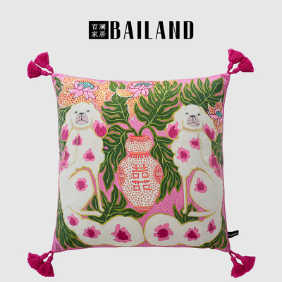 百澜家居抱枕靠垫腰枕PP棉