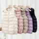 复古波浪轻薄羽绒棉马甲女秋冬妈妈内搭坎肩背心外穿保暖马夹外套