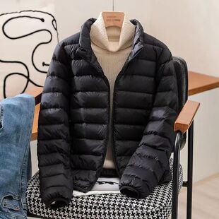 超轻羽丝棉服棉衣秋冬新款中老年妈妈短款棉袄保暖上衣外套女修身