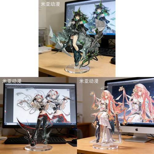 明日方舟音律联觉2026同人周边Mon3tr蕾缪安维什戴尔W自制立牌