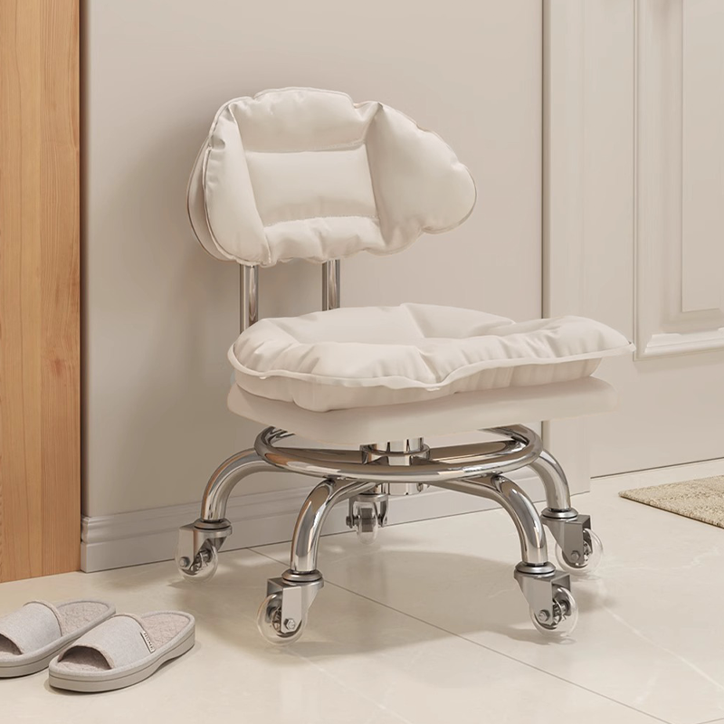 静音万向轮矮凳子家用滑轮换鞋小凳子结实耐用靠背椅宝宝凳子,住宅家具,矮凳,淘宝优惠券,粉丝福利购,淘宝优惠卷