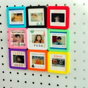 反转片冰箱贴片夹多色135胶卷正片菲林黑白底片框冰箱贴保护套