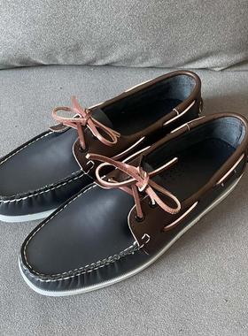 外贸手工牛皮鞋PLDNAKUM SEBAGO帆船鞋休闲皮鞋司机鞋豆豆鞋潮牌