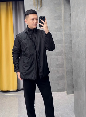 25215冬季户外鸟同款净版棉外套男士立领薄棉外套户外休闲棉服