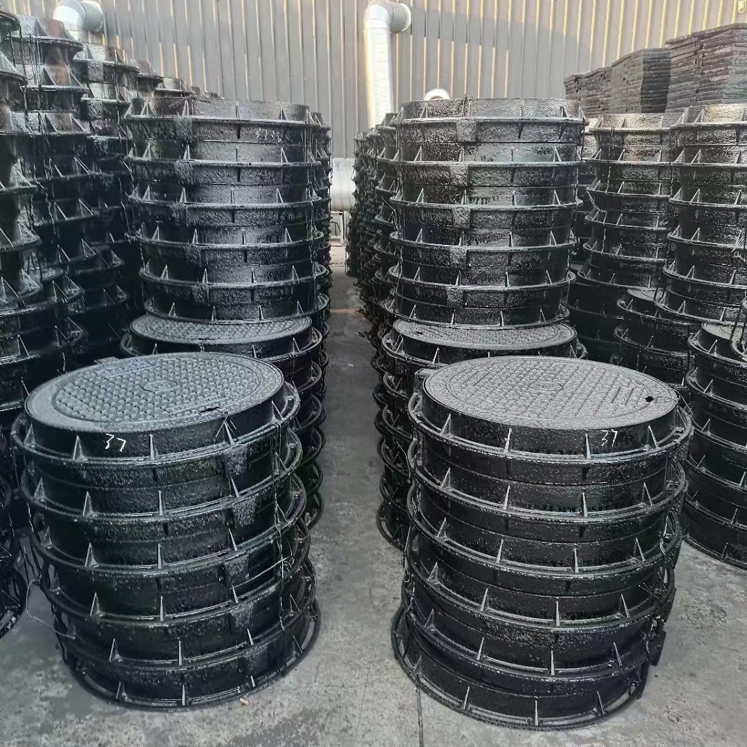 球墨铸铁圆形加重井盖