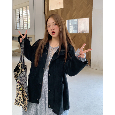 Dazi金大支工装风衣女外套