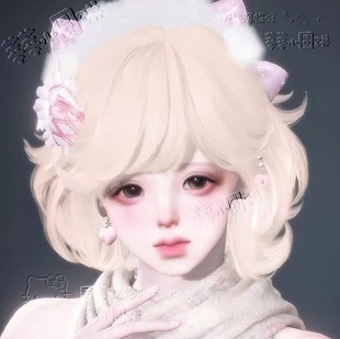 可莉雪 逆水寒手游捏脸女通用 莘莘小圆饼