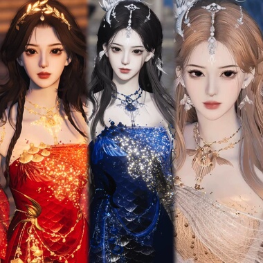 发4 沧海月明 苏扶摇 克莱茵蓝 燕云十六声捏脸女 端游手游通用