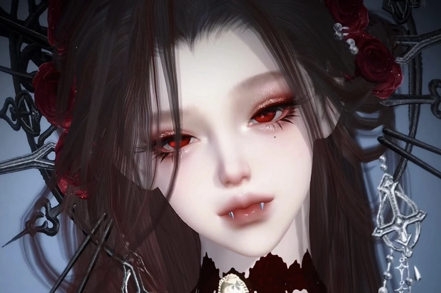 血宴 貂米花 逆水寒手游捏脸全职业女通用 原版