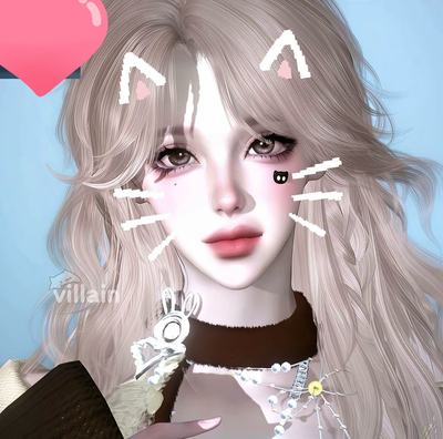 瑞 萌萌的看着你 Villain反派 逆水寒手游捏脸女通用 原版