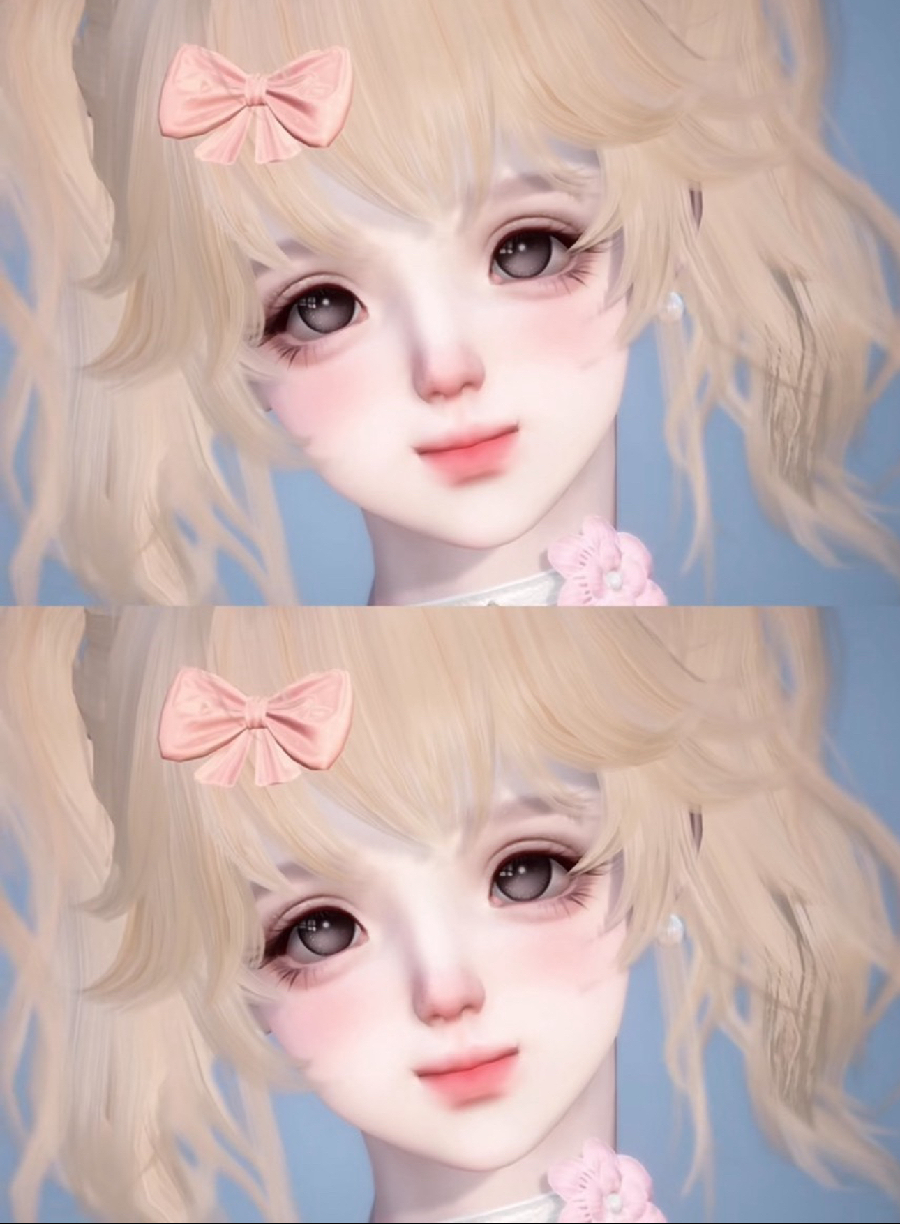 舒芙蕾 貂米花&豹米花 逆水寒手游捏脸数据女角色通用捏脸码