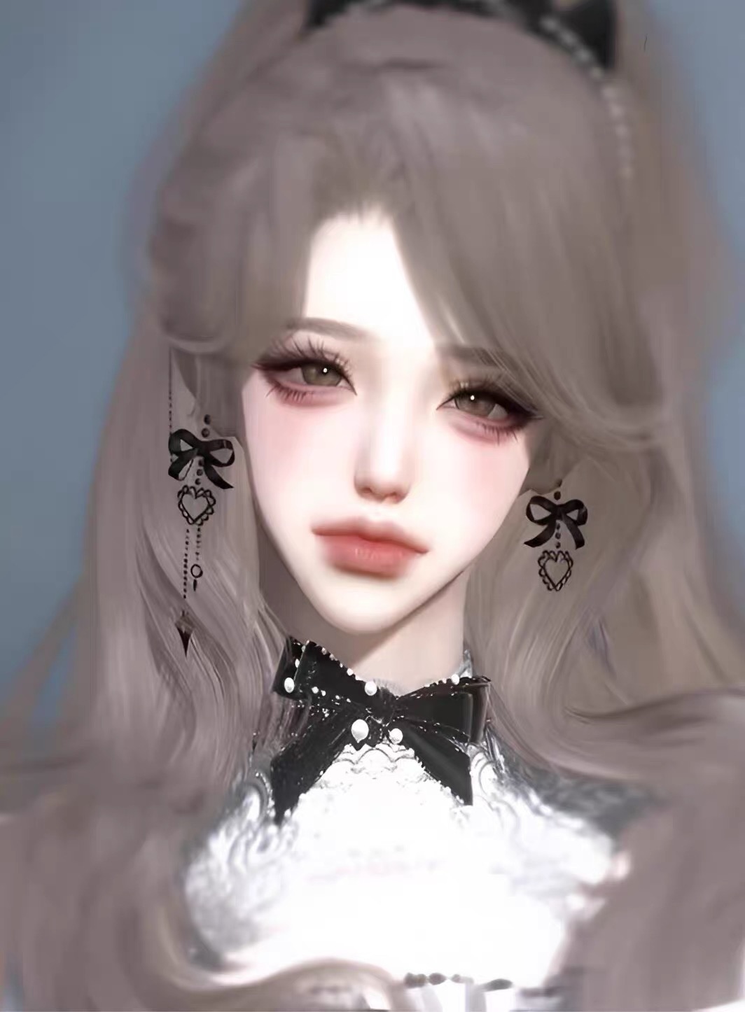 玫瑰红茶 自带大胸御姐体型 口吃猫 逆水寒手游捏脸女通用