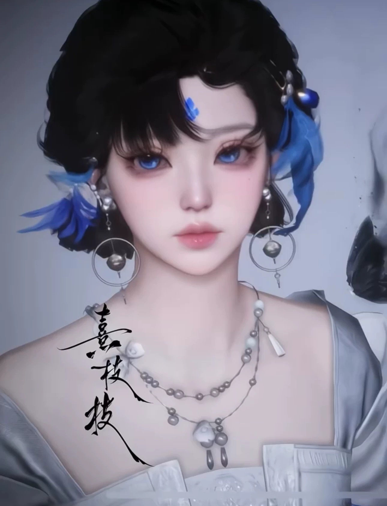 小鸟儿 蓝雀 熹枝枝 燕云十六声端游手游通用女捏脸