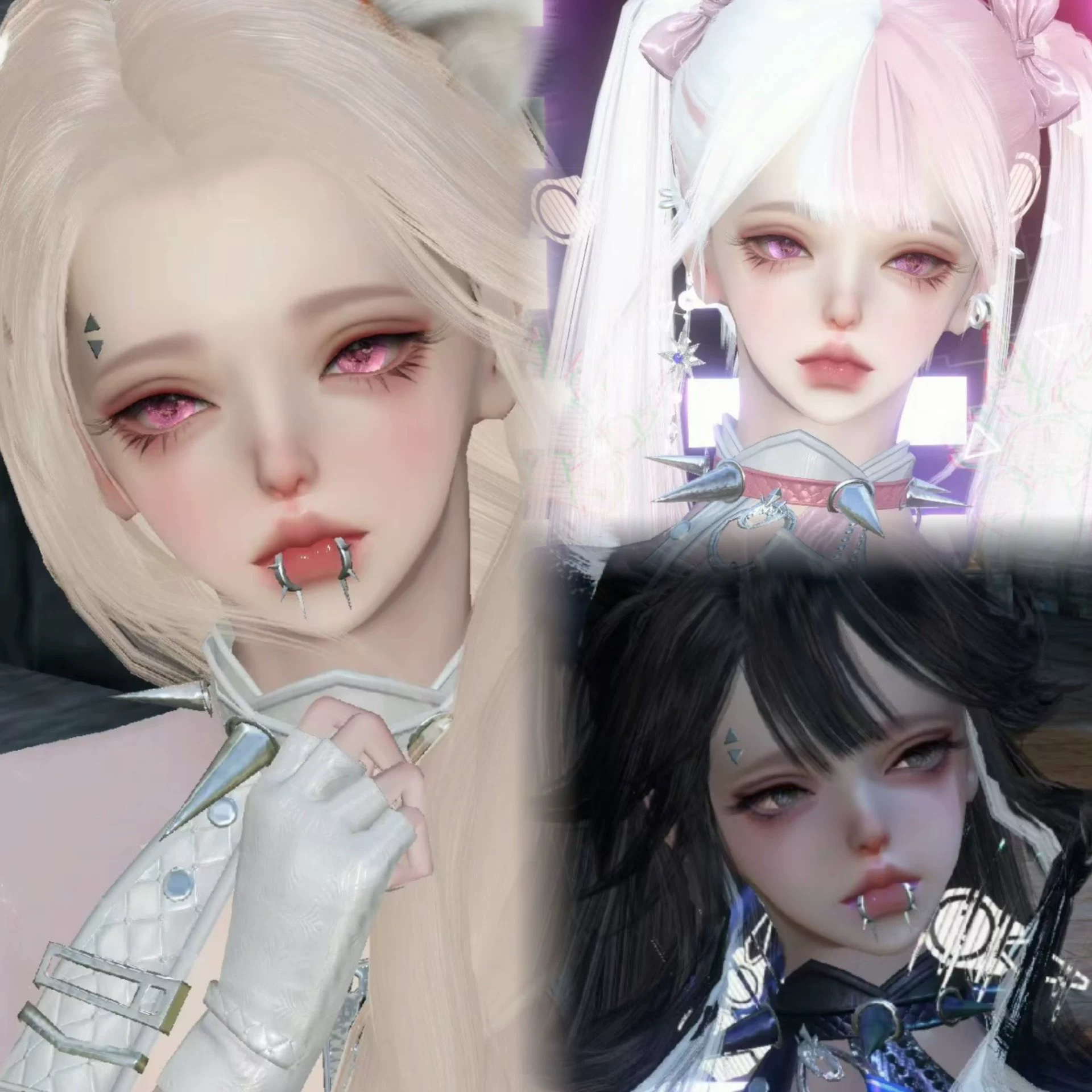 双狼 贪狼星 双妆 泠木香子 逆水寒手游捏脸全职业女通用