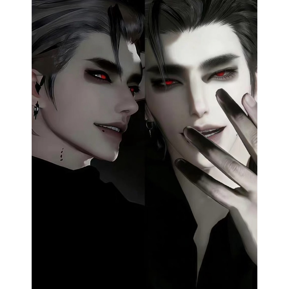 段尤 霸总 边Zz 我系边蛋子 逆水寒手游捏脸全职业男通用 原版