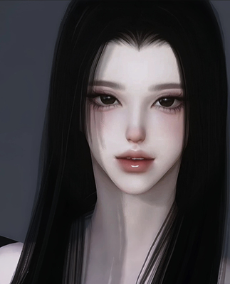 发2 吻痕 亵渎物 逆水寒手游捏脸全职业女通用 原版 御姐