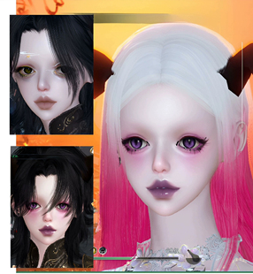 发4 娇娃 尼那株原创 逆水寒手游捏脸全职业女通用 原版