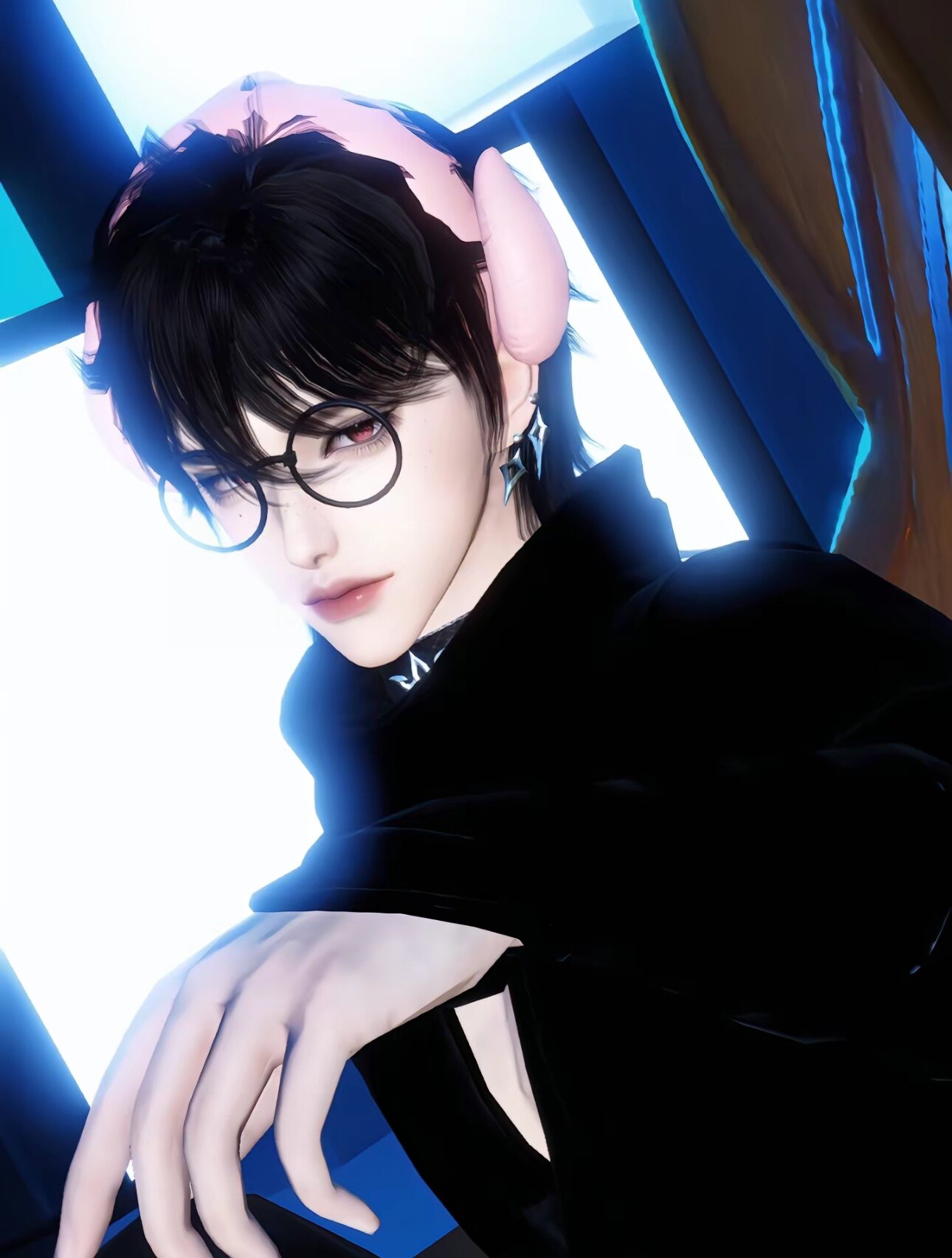 电竞少年 逆水寒手游捏脸男 素问九灵碎梦血河神相铁衣龙吟通用