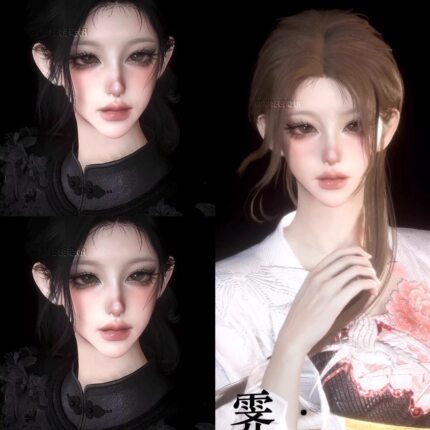 霁 展示侧脸ing  80岁妖娆老奶 御姐脸 燕云十六声捏脸女端游手游