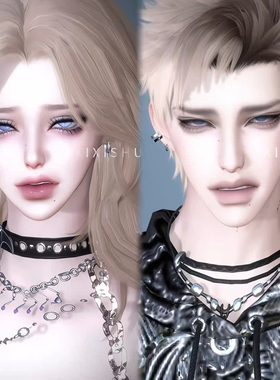 鄙夷嫌弃情侣脸 4款 西西西树 逆水寒手游捏脸男女通用 原版