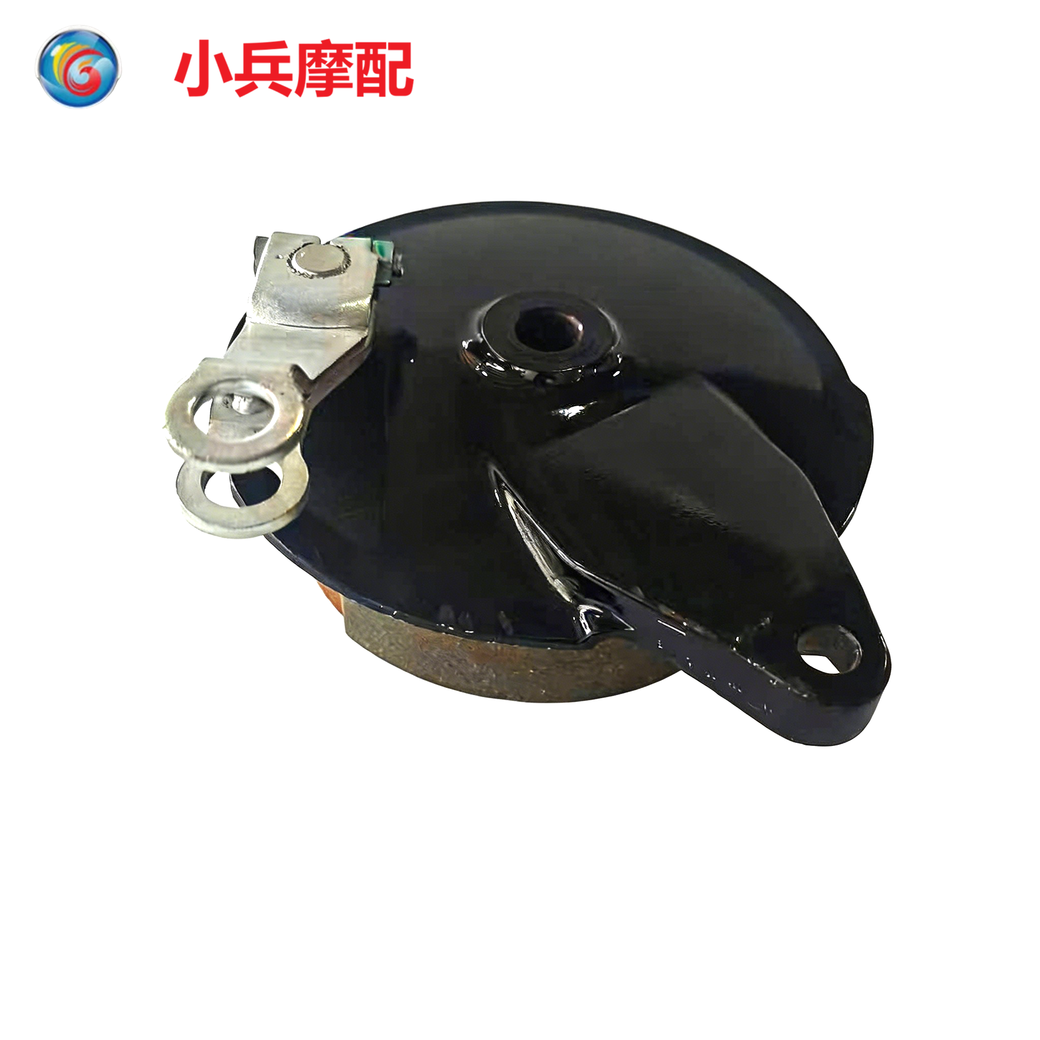 适用雅马哈劲豹SRZ150 劲虎V150 后刹车鼓盖带刹车片