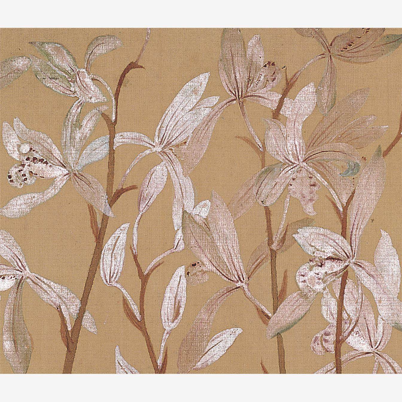 1:1高清艺术微喷复制 清 恽寿平 九兰图 仿古字画客厅卧室装饰画