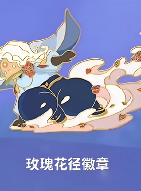 Sky光遇正版周边玫瑰花径徽章nfc全新未拆封三服可用