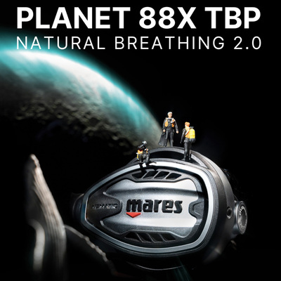 Mares Planet 88X TBP水肺深潜呼吸调节器一二级头备用压力表套装