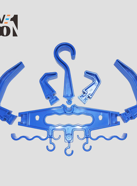 潜水背飞BCD装备战术背心加厚支持可拆卸晾衣架多功能整理架户外