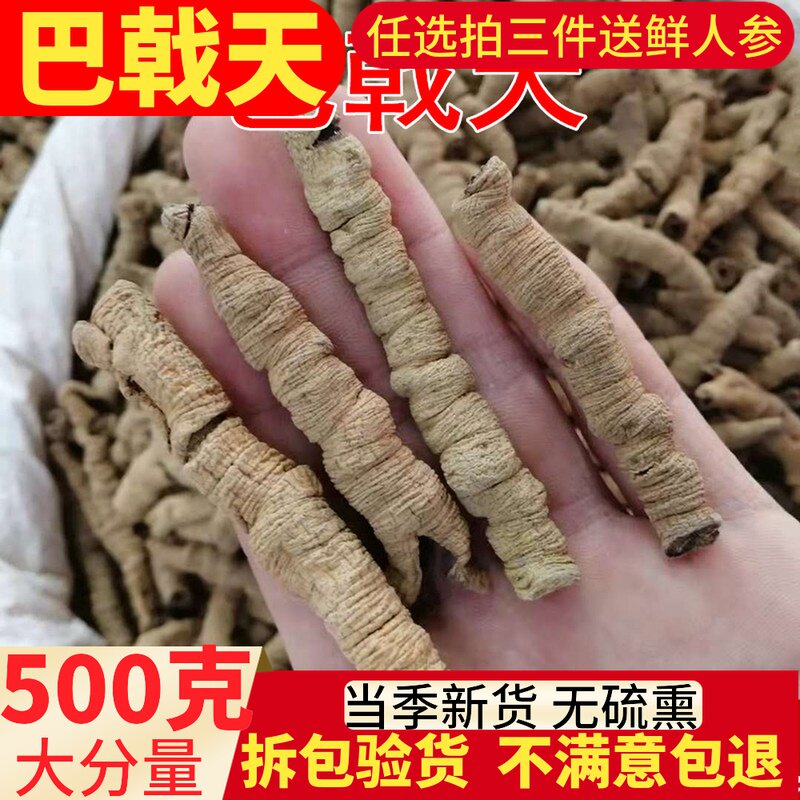 中药材巴戟天新鲜巴戟天粉巴戟干货泡酒正品巴戟非特级非野生大条
