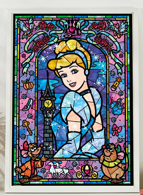 双面透明拼图框挂墙 日本tenyo266片 456片1000片70 50铝合金相框