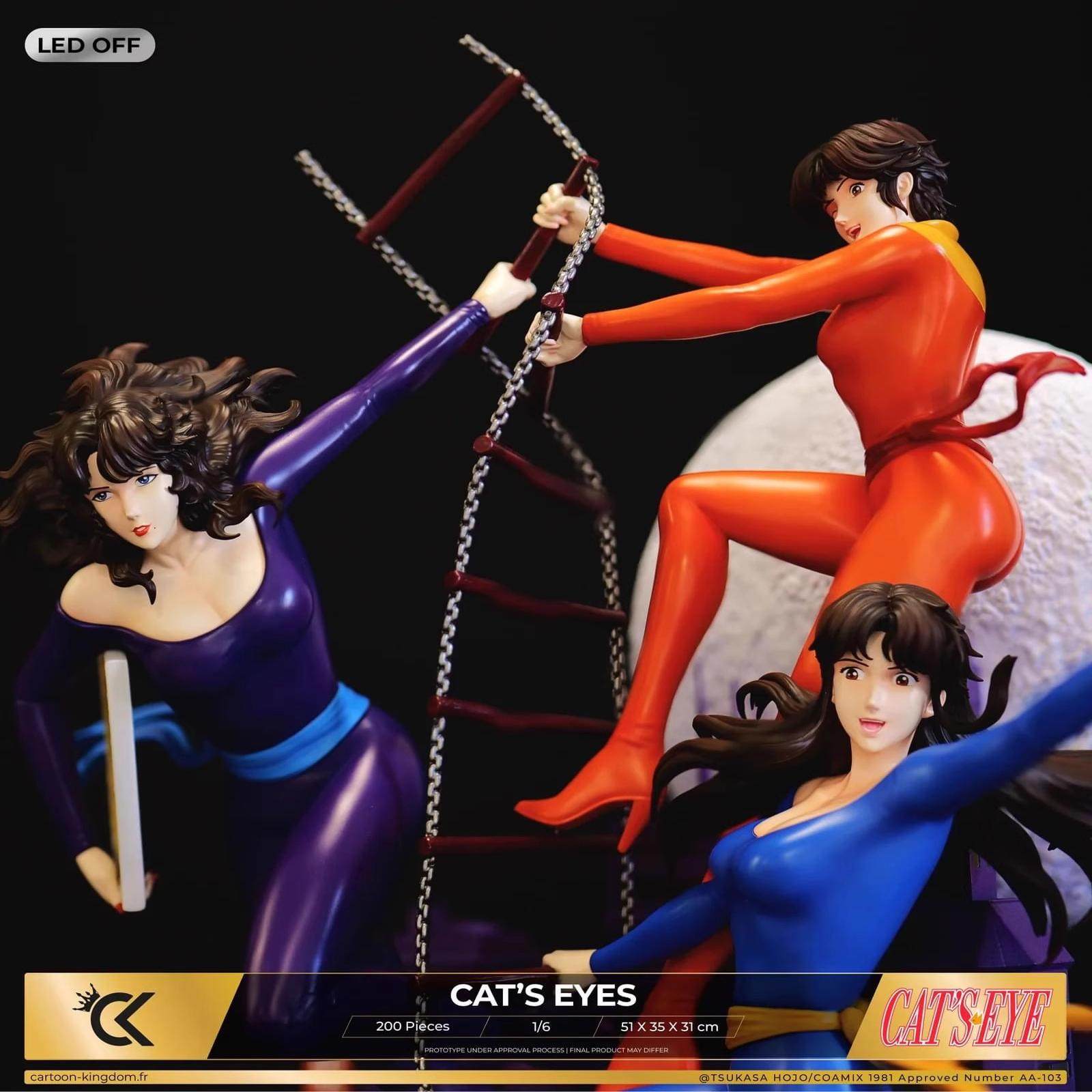 【定制gk手办】猫眼三姐妹 cartoon kingdom 雕像