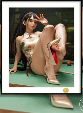 《台球伊芙》剑星Eve伊芙Stellar Blade装饰画