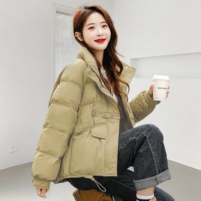 平湖小个子保暖羽绒服秋冬女款2025新款鸭绒流行显瘦外套女上衣