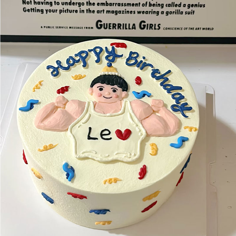 糖堡森林网红翻糖生日帽肌肉健身男翻糖切模蛋糕装饰模具烘焙压模