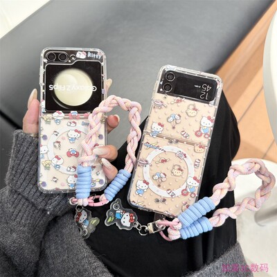 可爱卡通猫咪三星磁吸手机壳