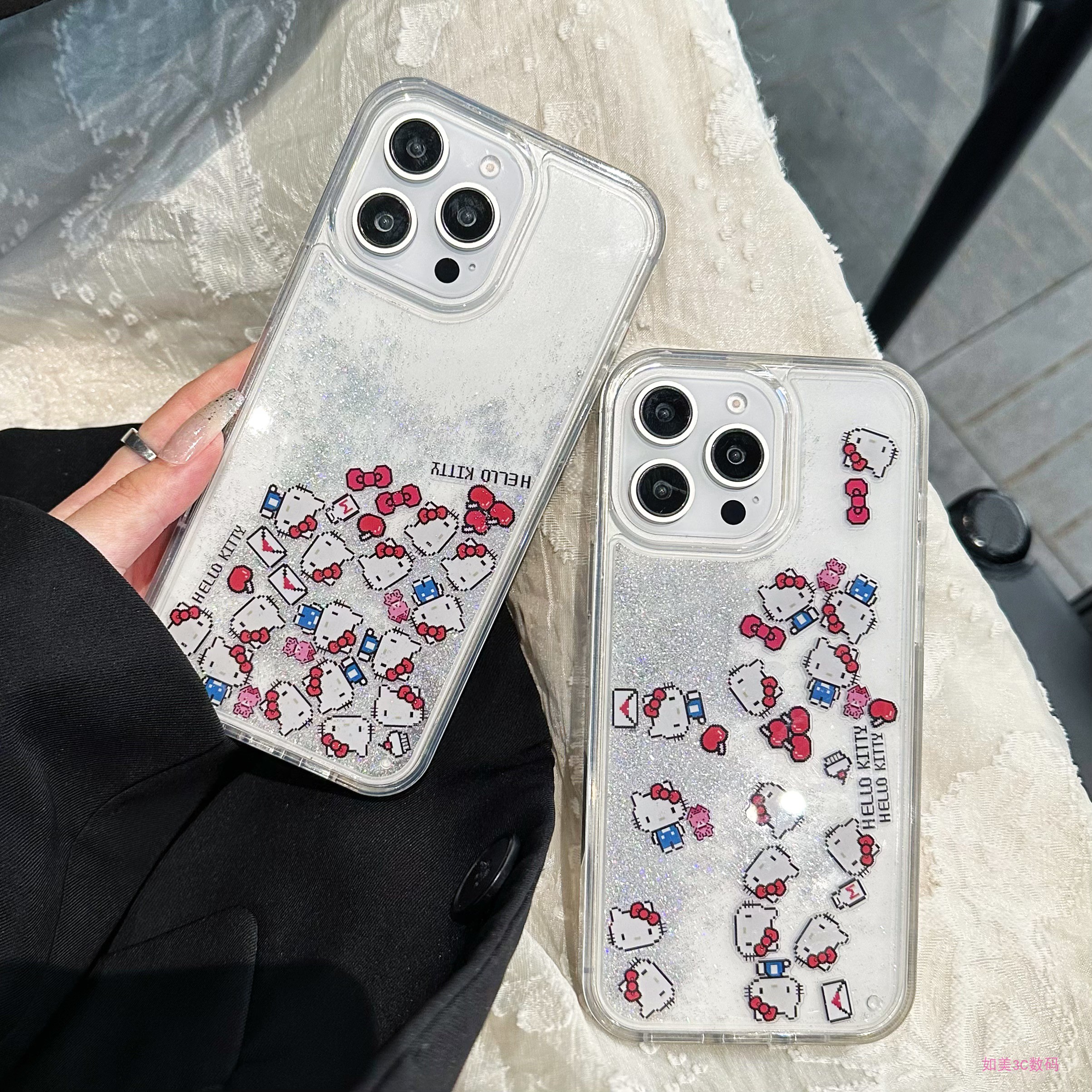 可爱卡通KT猫苹果手机壳