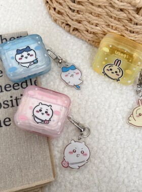 动漫卡通可爱吉伊卡哇适用airpods pro2代保护套airpods4/3苹果无线蓝牙耳机壳airpods Pro3硅胶软壳