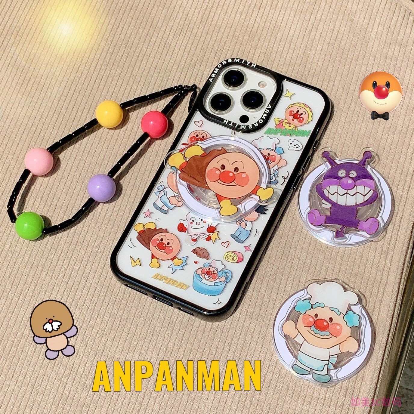 日韩卡通面包超人17Promax磁吸支架适用苹果16promax手机壳iphone15pro透明13全包14防摔12保护套,3C数码配件,手机保护套/壳,淘宝优惠券,粉丝福利购,淘宝优惠卷