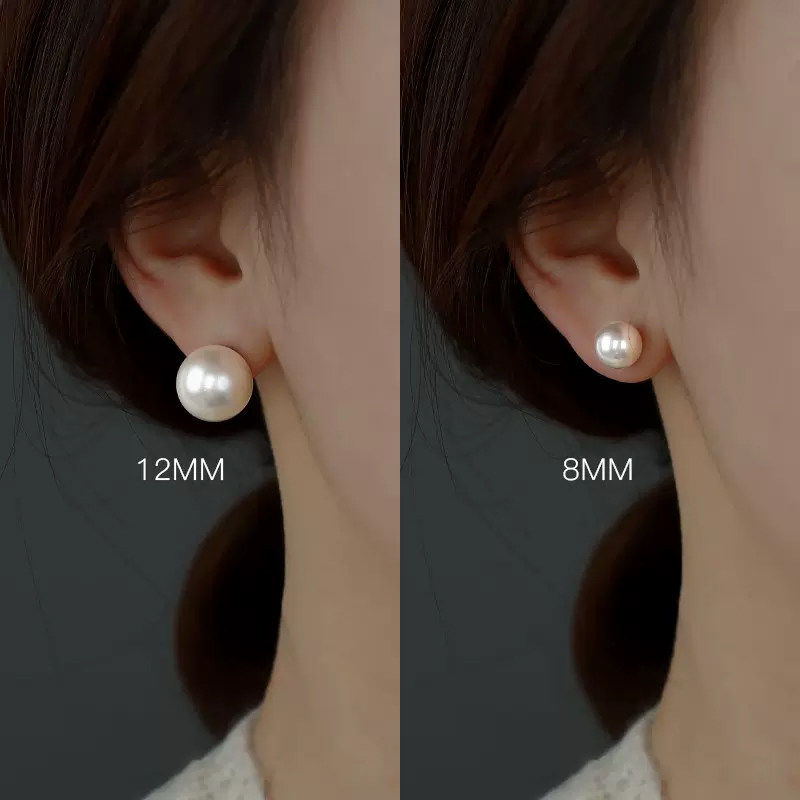 纯银大珍珠耳钉女显脸小气质耳环新14mm正圆大颗珍珠复古百搭耳饰使用感如何?