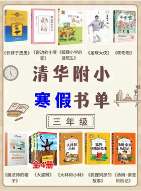 2026清华附小三年级下册魔法师的帽子长袜子皮皮狐狸小学插班生足球大侠嘭嘭嘭大盗贼3册大林和小林狐狸列那的故事汤姆索亚历险记