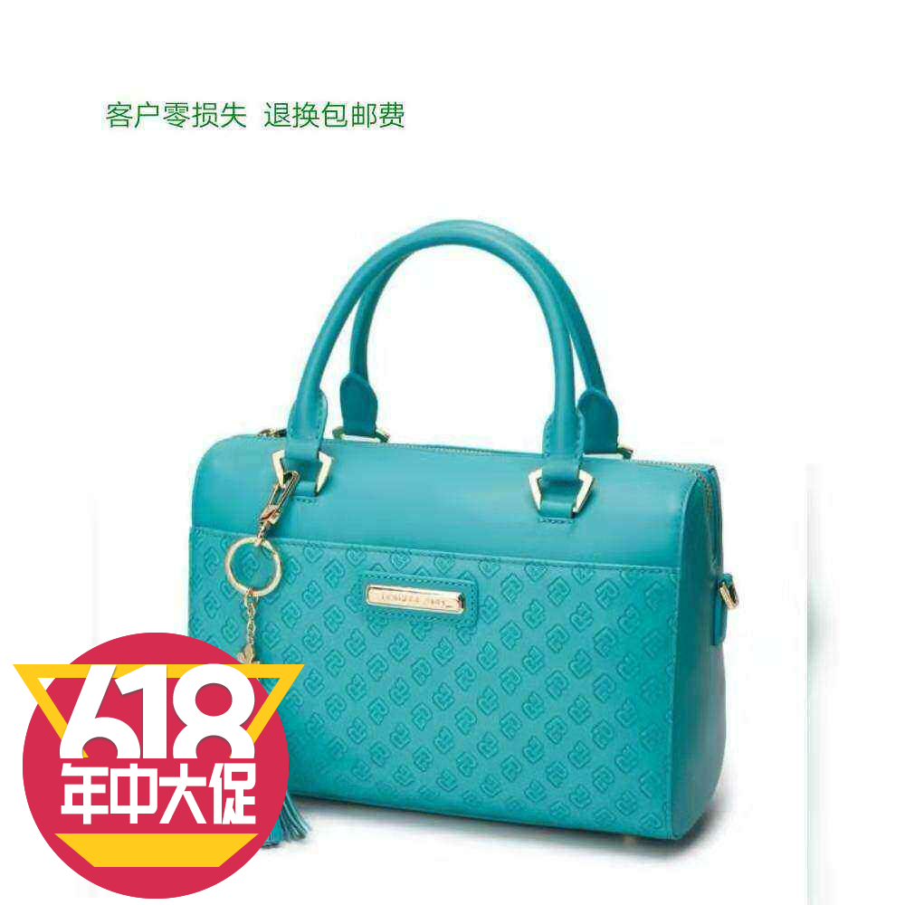 女式包袋头层牛皮经典压纹包包蓝色新款2020流苏单肩手提包热卖