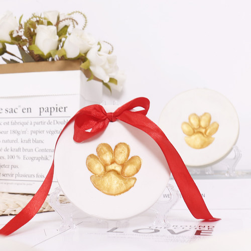 宠物爪印纪念狗脚印diy爪印黏土